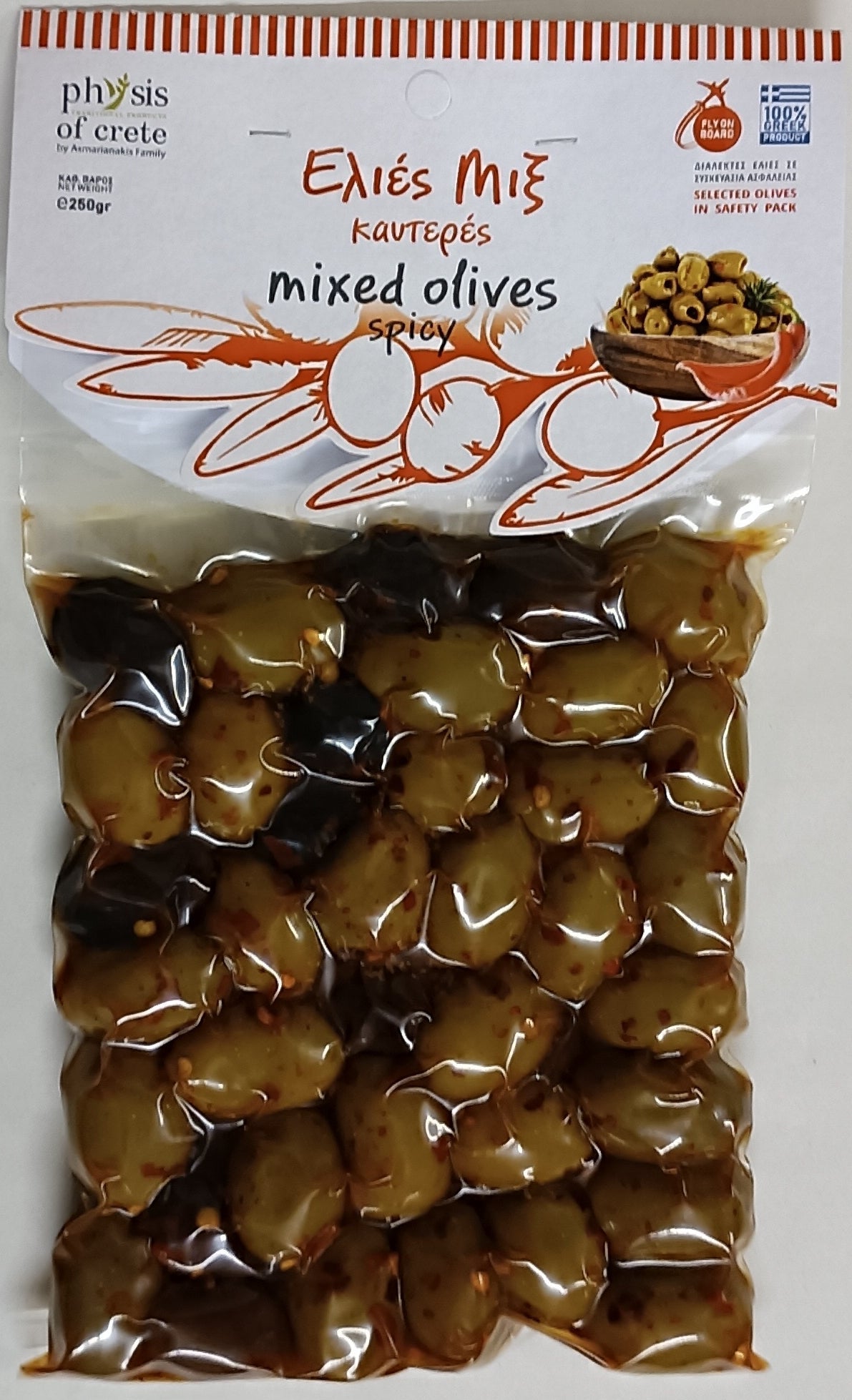 Green & kalamata’s spicy olives - Physis of Crete - Olives - Cretan Garden GmbH