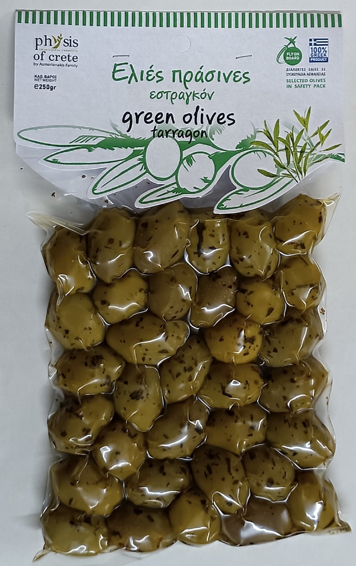 Green olives tarragon - Physis of Crete - Olives - Cretan Garden GmbH